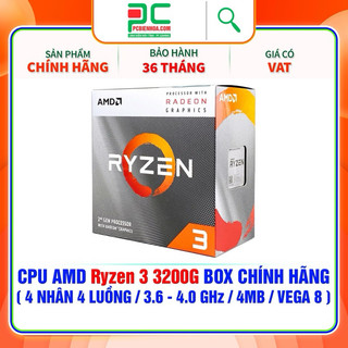 Bộ vi xử lý AMD RYZEN 3 3200G /6MB /3.6GHZ /4 NHÂN 4 LUỒNG
