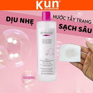 Nước Tẩy Trang BYPHASSE 500ml Micellar Water Làm Sạch Sâu Phù Hợp Với Mọi Loại