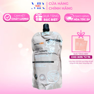 Hấp men sống Natruliss siêu mềm mượt Collagen Mask Silk Vitamin Hair Therapy 500ml | HAIRSHOP MINRY