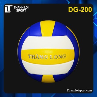 Banh bóng chuyền, quả bóng chuyền Thăng Long DG200 chính hãng - Tặng kim bơm + túi lưới