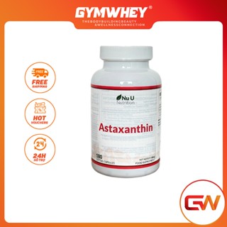 Astaxanthin Nuu Hỗ Trợ Chống O xi Hó a Nuu Natural Astaxanthin 12mg (180 viên)