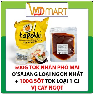 Combo 500g bánh gạo nhân phô mai Sannadle + 100g sốt nấu tokbokki