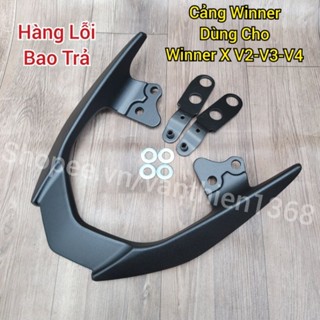 Cảng Tay Dắt Sau WINNER X V2-V3 2019->2024 Nhôm Đúc Sơn Đen Kiểu Dáng WINNER V1