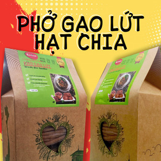 PHỞ HẠT CHIA GẠO LỨT 400g ( PHỞ LỨT HẠT CHIA )