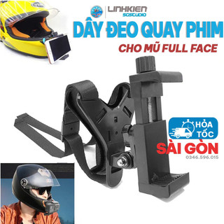 Dây Đeo Gắn Cằm Nón Bảo Hiểm Full Face Điện Thoại Gopro Quay Phim Chụp Ảnh Chất Lượng Cao Điều Chỉnh