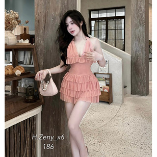 Váy Yếm Lưới Tầng Ko Kèm Tag M186