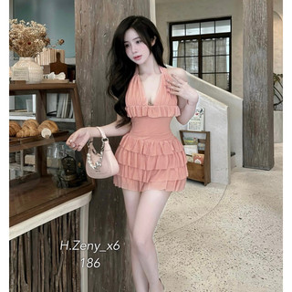 Váy Yếm Lưới Tầng Ko Kèm Tag M186