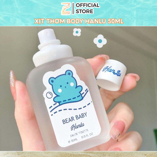 Xịt Thơm Toàn Thân Hanlu Body Mist 50ML Dịu Nhẹ Hương Đào Baby Zentop