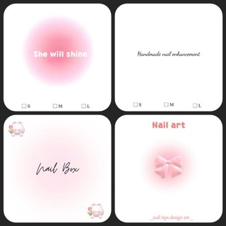 thẻ nail box, bìa nail box, tag nail box, bìa đựng móng tay