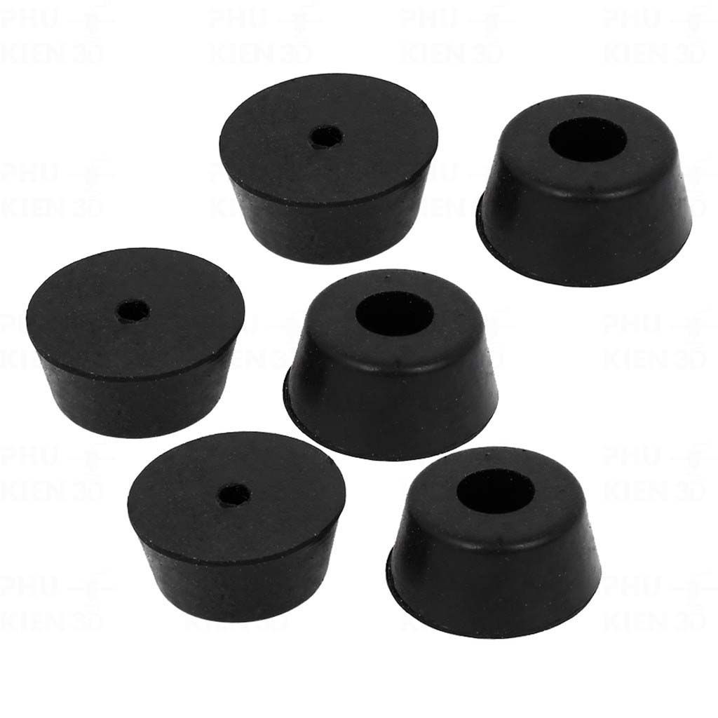 [set 4 cái] đế chân cao su bắt vít - nút chân tủ