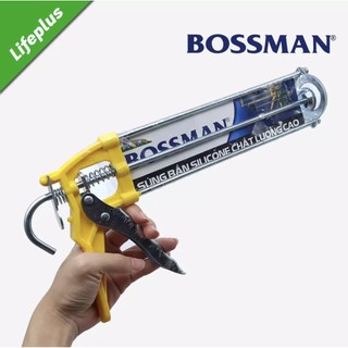 Súng bắn keo silicon bossman vàng cao cấp