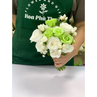Hoa cưới cô dâu bằng sáp thơm loại cao cấp
