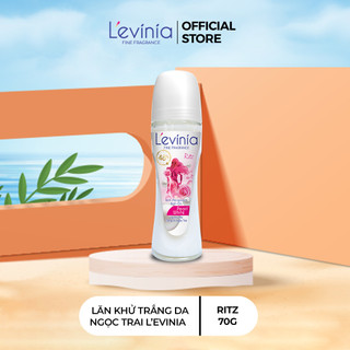Lăn khử mùi trắng da ngọc trai ritz l'evinia 70g