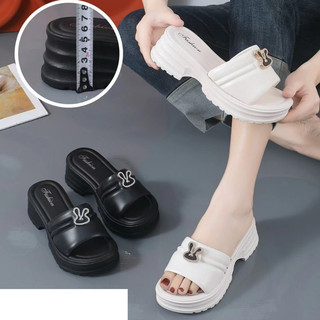 Dép quai ngang nữ hình gấu dế cao 4cm