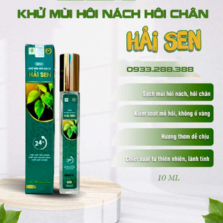 Xịt khử mùi hôi nách hải sen, lọ 10ml - khử mùi hôi nách, hôi chân, giảm tiết mồ hôi, khô thoáng