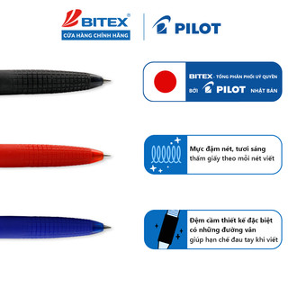Bút bi Pilot Super Grip.G tip ngòi 0.5mm