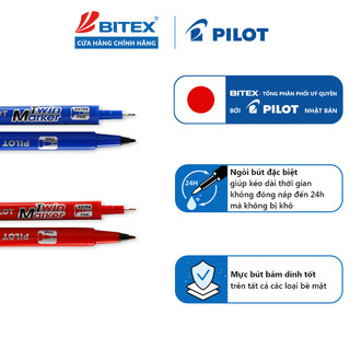 Bút lông dầu Pilot Twin Marker