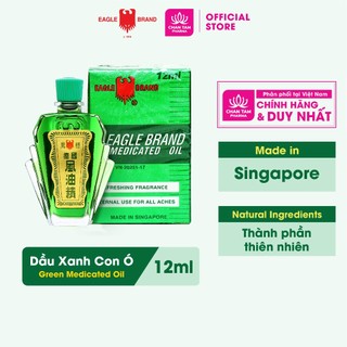 Dầu gió xanh con ó eagle brand 12ml