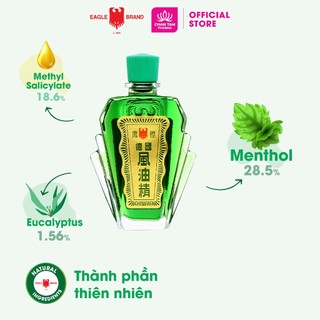 Dầu Xanh Con Ó Eagle Brand 12ml - Giảm Nhanh Đau Nhức, Phòng Tránh Cảm Lạnh