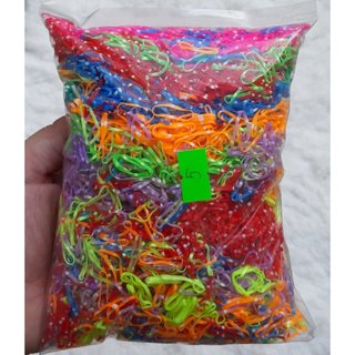 Túi 50g thun (chun) cột tóc BÉ Size Trung – Màu đen SIZE LỚN ( cho mẹ và bé)