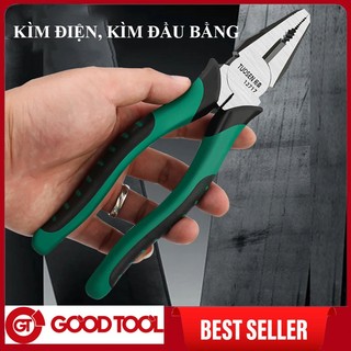 Kìm điện, kìm đầu bằng Tuosen có 2 kích cỡ 6icnh và 8inch