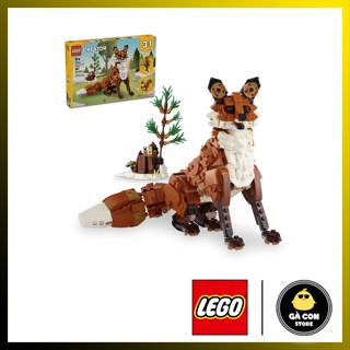 LEGO CREATOR 3IN1 31154 Forest Animals: Red Fox - Mô hình Cáo đỏ  ( Hàng có sẵn )