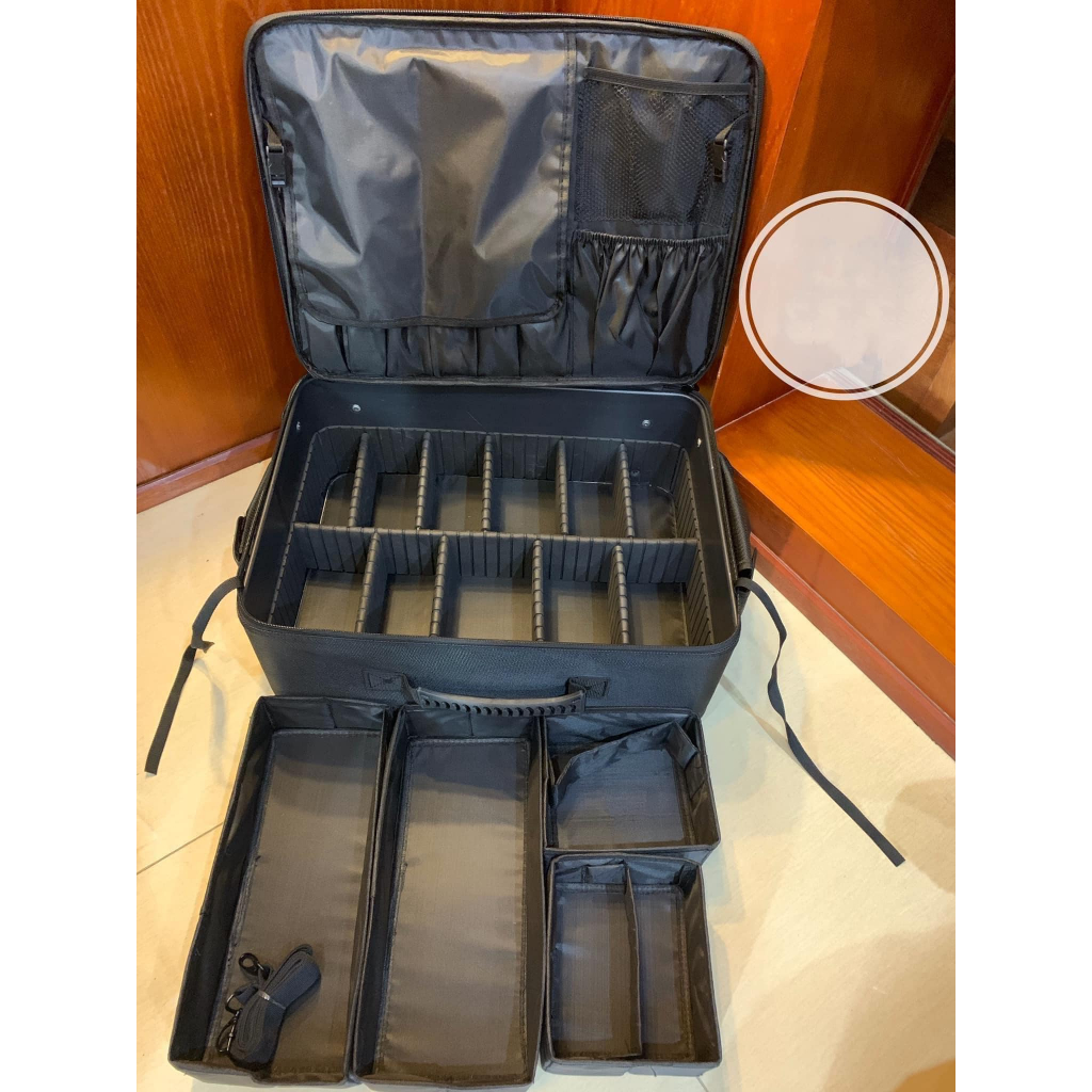 Cốp Vali Kéo Vải Make Up 4 Bánh Xe Siêu Chắc Chắn