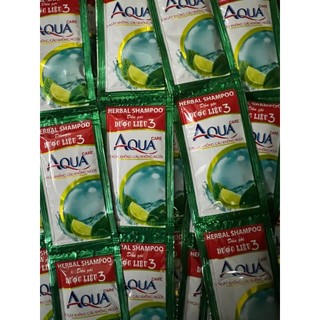 100 Gói Dầu Gội, Sửa Tắm,Tăm Gội Toàn Thân AQUA cho khách sạn , nhà nghỉ...