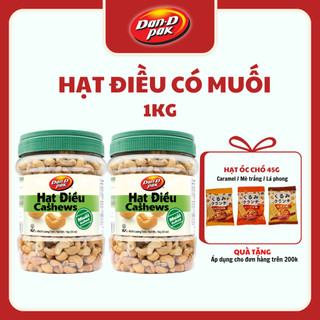 Hạt điều rang có muối ăn vặt 1kg Dan D Pak