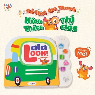 Sách âm thanh lalalook - đồ chơi kích thích thị giác não bộ phát triển cho bé sơ sinh lalala baby