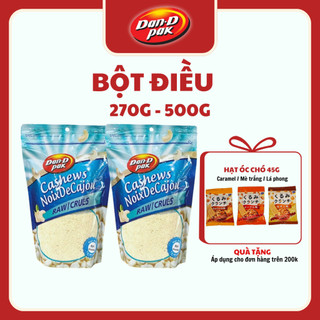 Bột điều tự nhiên, tốt cho sức khỏe, dinh dưỡng, phù hợp mọi lứa tuổi 270g Dan D Pak
