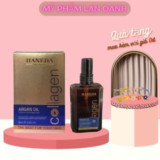Tinh dầu dưỡng tóc phục hồi hư tổn TOP HANEDA ARGAN OIL 60ml  italia