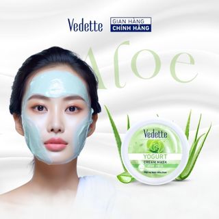 [MUA 2 TẶNG 1 MẶT NẠ 22ML] Mặt nạ sữa chua Vedette Nha Đam 120ml (TPM143)