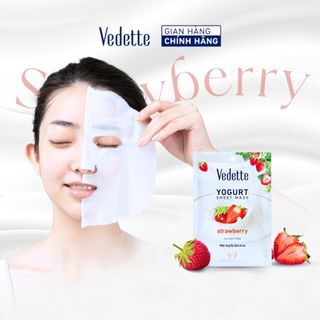 Mặt nạ giấy sữa chua Vedette YOGURT SHEET MASK 22ml