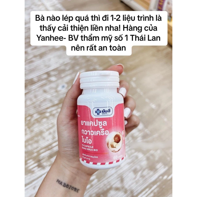 Viên uống tăng size vòng 1 nở ngực Yan hee Thái Lan