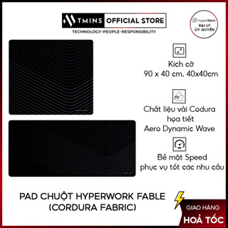 Pad chuột HyperWork Fable (Cordura Fabric) - Hàng chính hãng