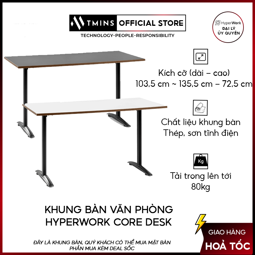 Bàn văn phòng HyperWork Core Desk - Hàng chính hãng