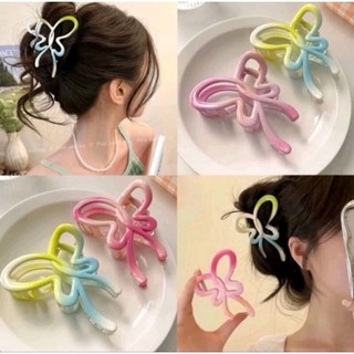 Kẹp tóc loang hình bướm mẫu mới xinh xắn size 10cm.