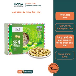 Hạt sen sấy khô Hạt A Cafe nguyên chất tốt cho sức khỏe 200gr