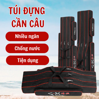  Túi Đựng Cần Câu Tay Đài Loan Chống Thấm Nước 2 Ngăn 3 Ngăn Siêu Bền Chất Vải Dày Cực Chắc - Đồ Câu Duy Khánh 