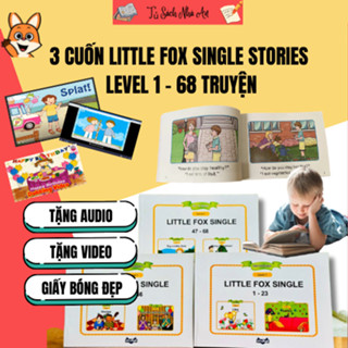 Sách - Trọn bộ 3 cuốn Single Stories - Little Fox level 1 dành cho bé mới bắt đầu