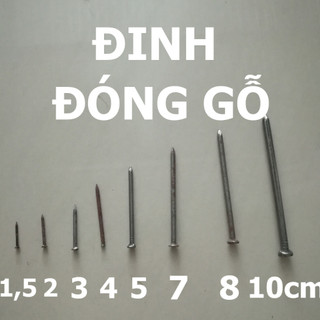 (500g) Đinh đóng gỗ nhiều kích thước