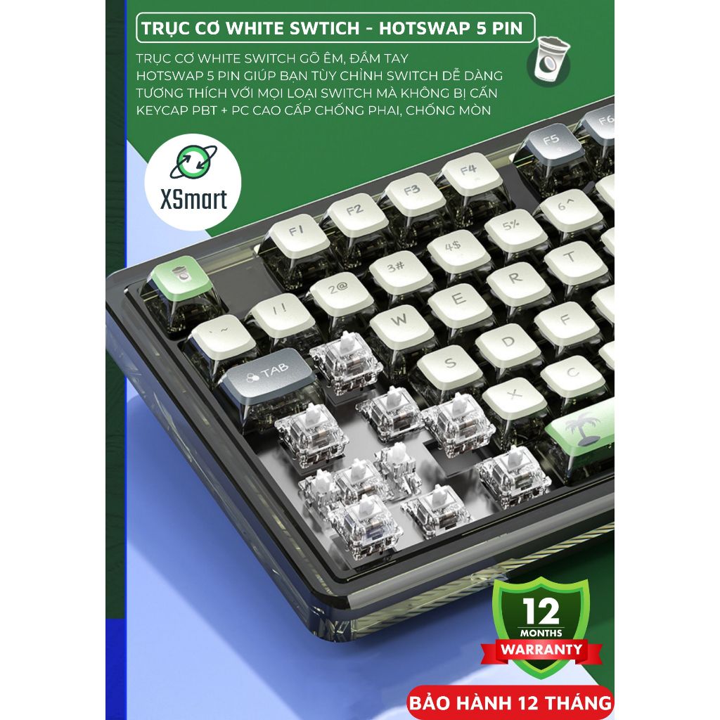 Bàn Phím Cơ Không Dây Bluetooth LEOBOG K81BT 3 Mode LED RGB Hotswap 5 Pin Cấu Trúc Gasket Lót Foam | BigBuy360 - bigbuy360.vn