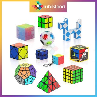 [Combo Đế QiYi] Rubik 2x2 3x3 4x4 5x5 Pyraminx Rubic Biến Thể 12 Mặt Đồ Chơi Trí Tuệ Trẻ Em Tư Duy