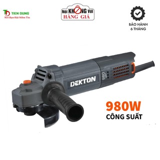Máy mài góc dekton dk-ag980 sử dụng đá 100mm công tắc đuôi 980w lõi đồng
