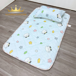 Nệm Topper điều hòa cho em bé sơ sinh, mầm non, tiểu học ở nội trú, gấp gọn tiện lợi Vuaremgiasi