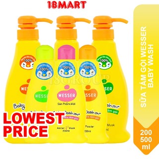 Sữa tắm gội wesser baby wash 2 in 1