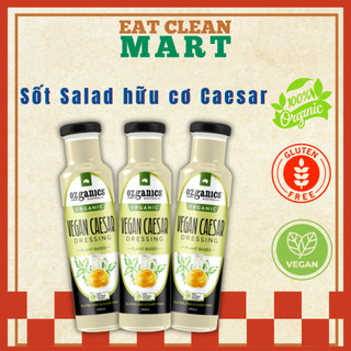 Sốt Salad Hữu Cơ Caesar Ozganics - ORGANIC Caesar Dressing Salad - Chai 350ml