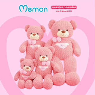 Gấu Bông Teddy Angel Hồng Cao Cấp Memon