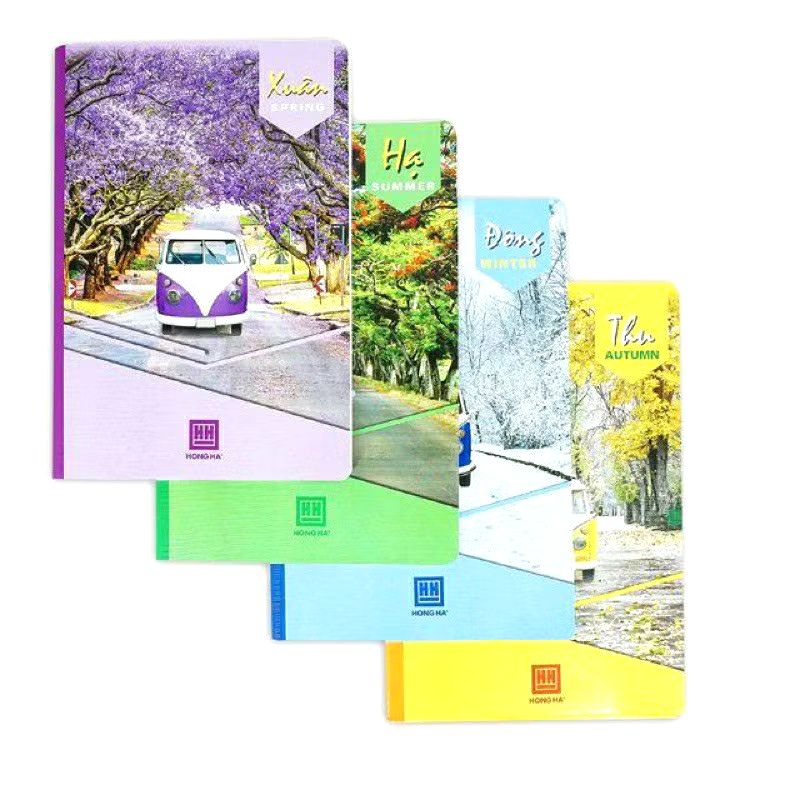 vở kẻ ngang 200_300 trang hồng hà